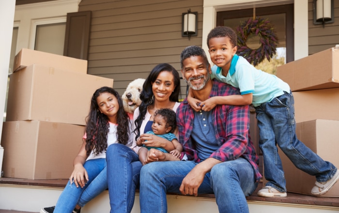 first-time home buyer family