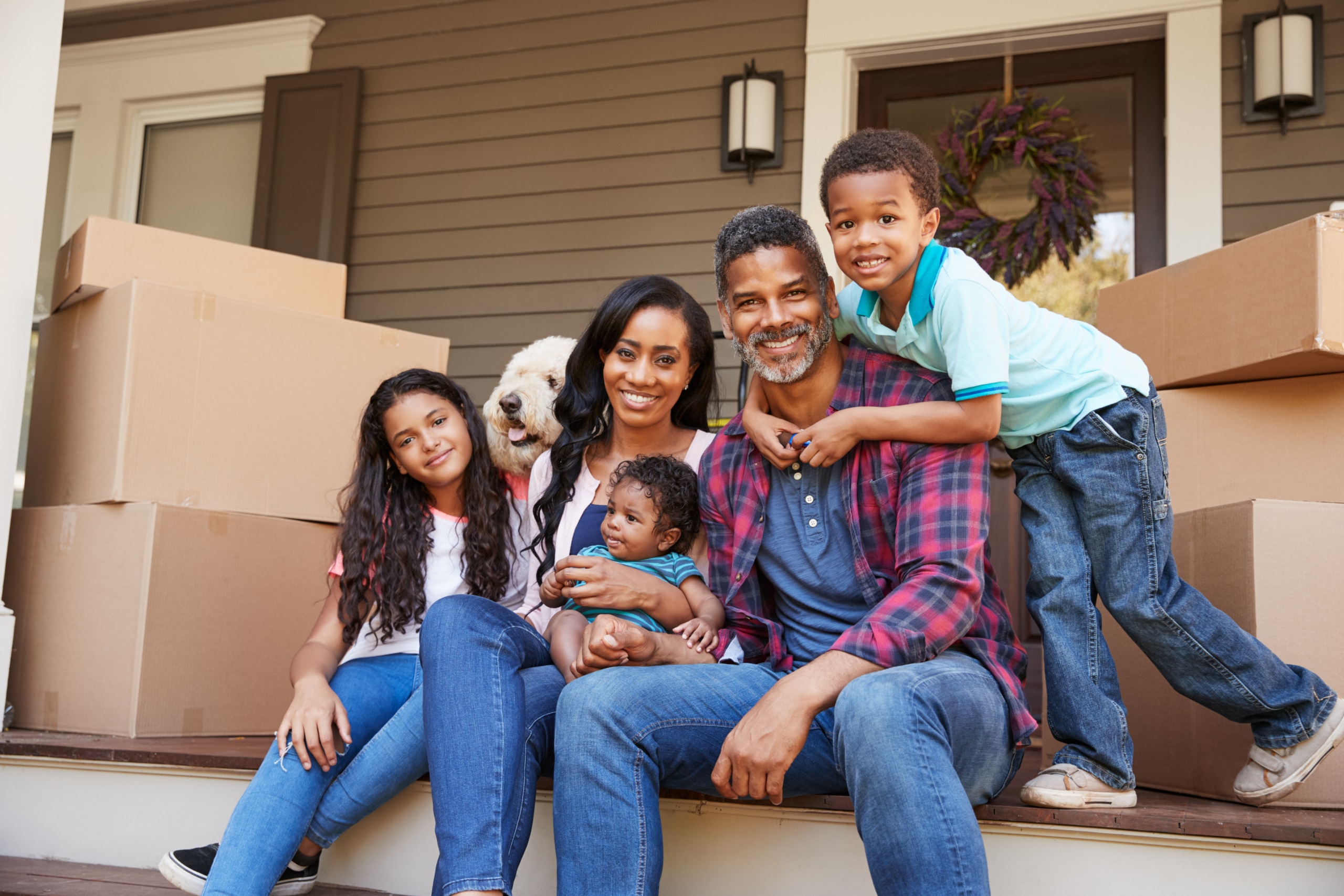 first-time home buyer family